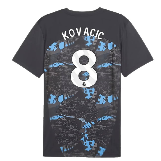 2024-2025 Man City Prematch SS Jersey (Strong Gray) (Kovacic 8)