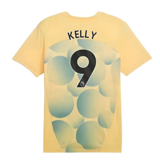 2024-2025 Man City Prematch SS Shirt (Flaxen) (Kelly 9)