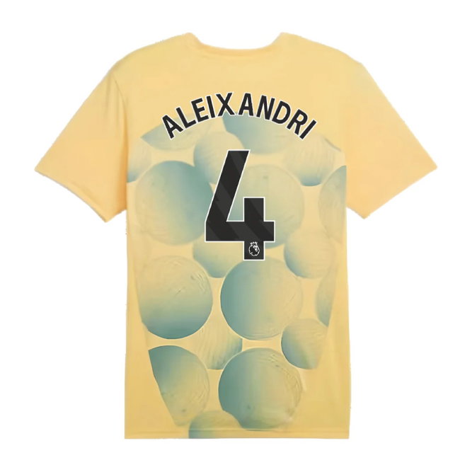 2024-2025 Man City Prematch SS Shirt (Flaxen) - Kids (Aleixandri 4)