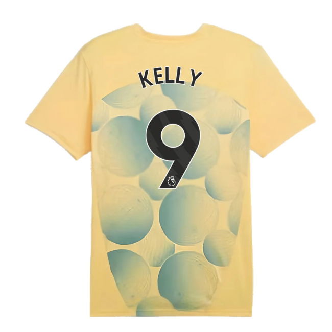 2024-2025 Man City Prematch SS Shirt (Flaxen) - Kids (Kelly 9)