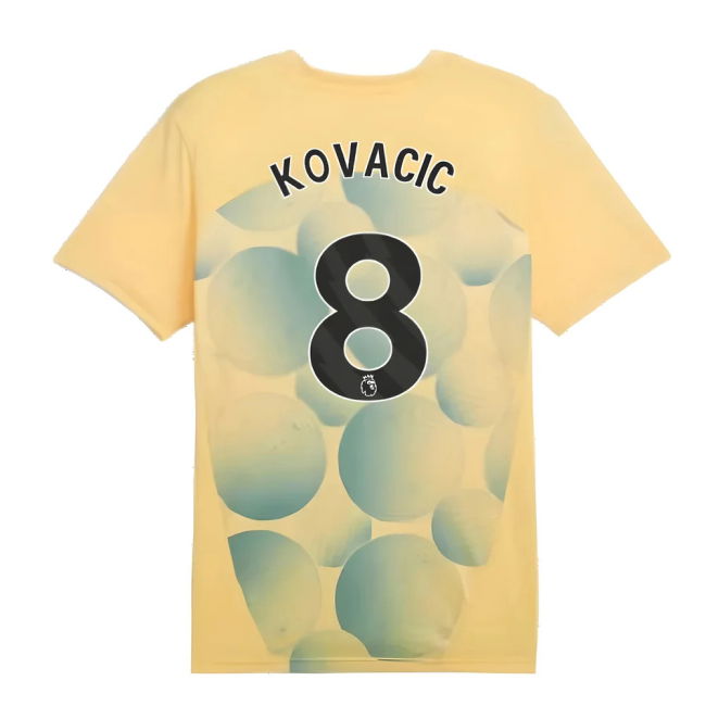 2024-2025 Man City Prematch SS Shirt (Flaxen) - Kids (Kovacic 8)