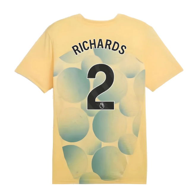 2024-2025 Man City Prematch SS Shirt (Flaxen) - Kids (Richards 2)