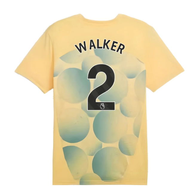 2024-2025 Man City Prematch SS Shirt (Flaxen) - Kids (Walker 2)
