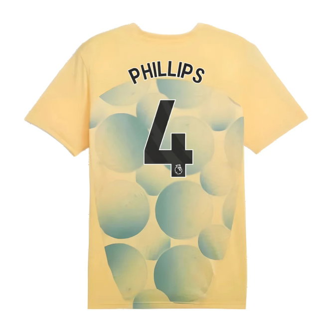 2024-2025 Man City Prematch SS Shirt (Flaxen) (Phillips 4)