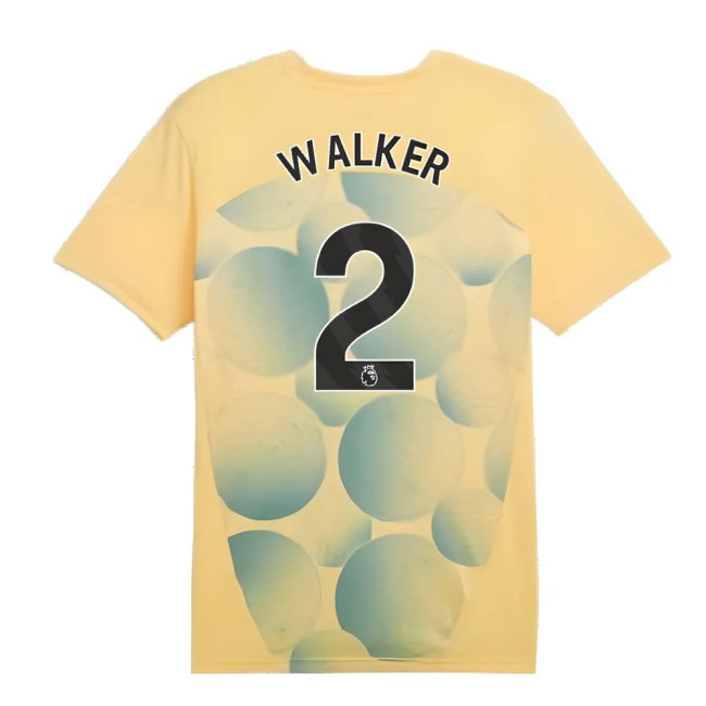 2024-2025 Man City Prematch SS Shirt (Flaxen) (Walker 2)