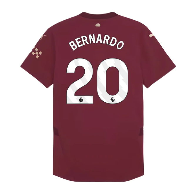 2024-2025 Man City Third Authentic Shirt (Bernardo 20)
