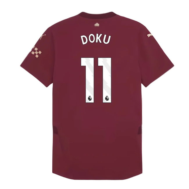 2024-2025 Man City Third Authentic Shirt (Doku 11)