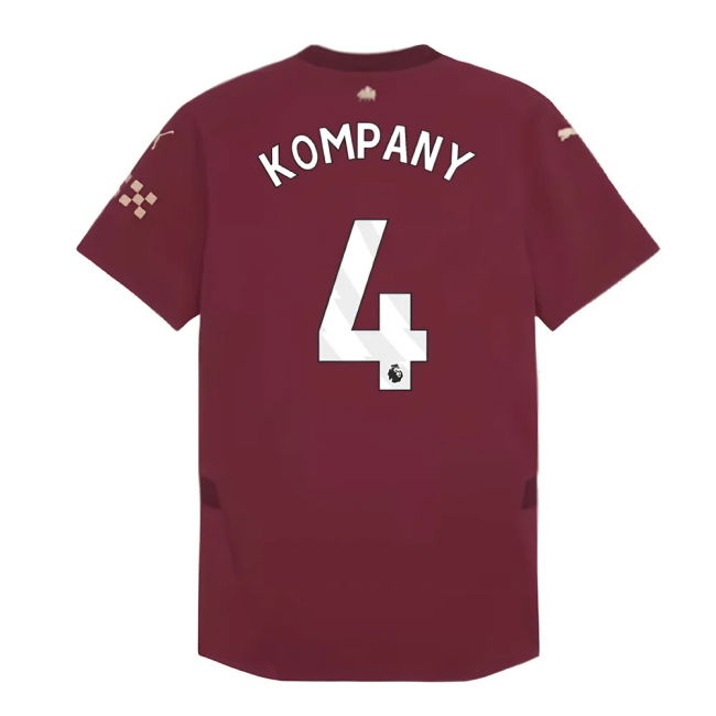 2024-2025 Man City Third Authentic Shirt w/packaging (Kompany 4)
