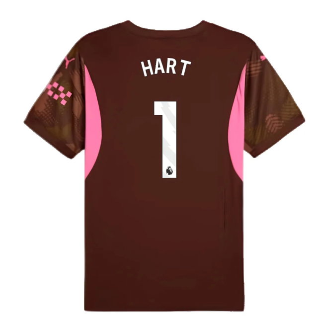 2024-2025 Man City Third Goalkeeper Shirt (Espresso Brown) (Hart 1)