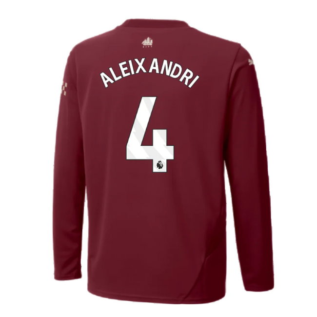 2024-2025 Man City Third Long Sleeve Shirt (Kids) (Aleixandri 4)