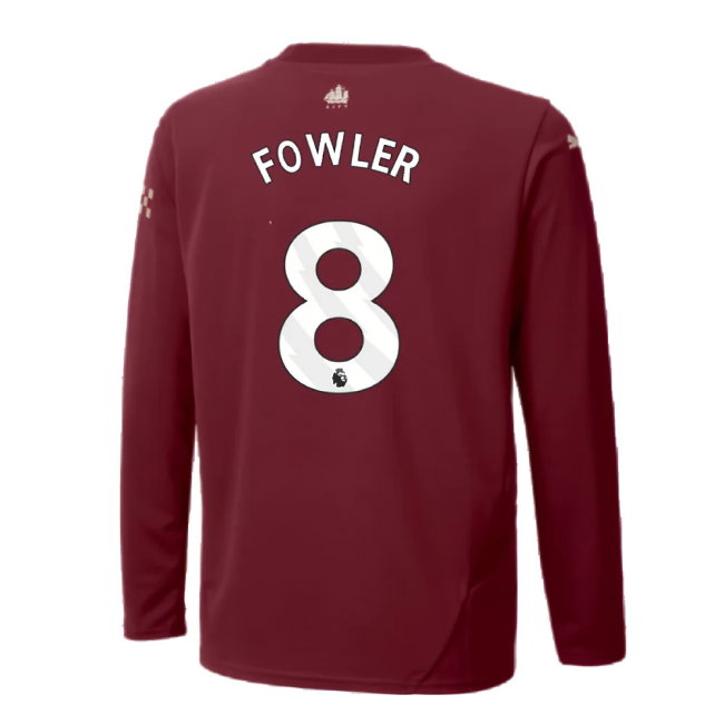 2024-2025 Man City Third Long Sleeve Shirt (Kids) (Fowler 8)