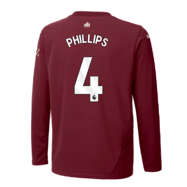 2024-2025 Man City Third Long Sleeve Shirt (Kids) (Phillips 4)