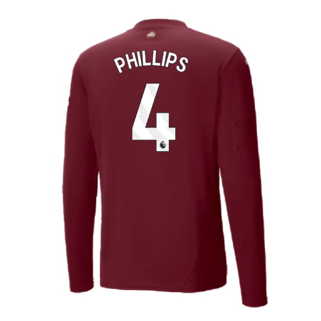 2024-2025 Man City Third Long Sleeve Shirt (Phillips 4)