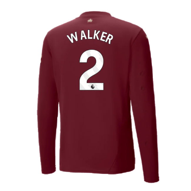 2024-2025 Man City Third Long Sleeve Shirt (Walker 2)