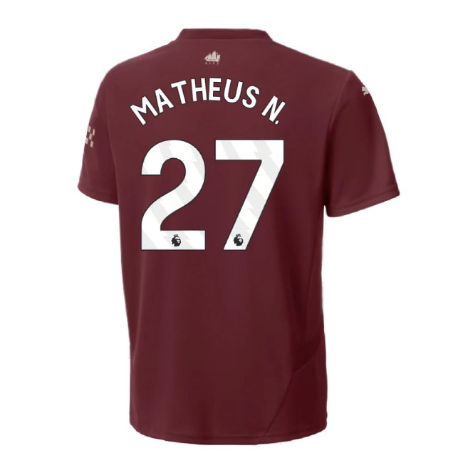 2024-2025 Man City Third Mini Kit (Matheus N. 27)
