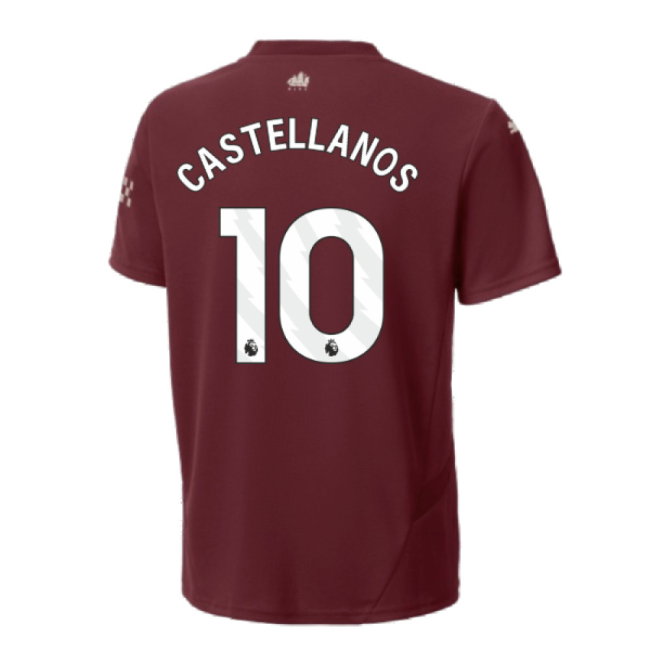 2024-2025 Man City Third Shirt (Kids) (Castellanos 10)