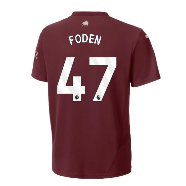 2024-2025 Man City Third Shirt (Kids) (Foden 47)