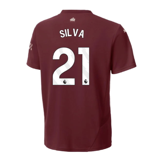2024-2025 Man City Third Shirt (Kids) (Silva 21)