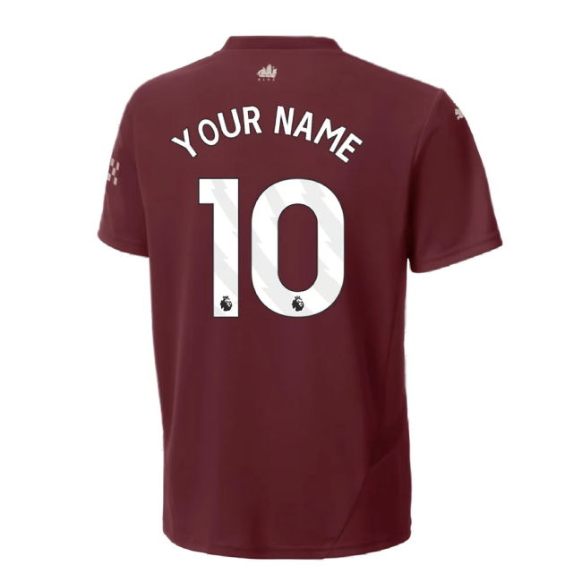 2024-2025 Man City Third Shirt (Kids) (Your Name)