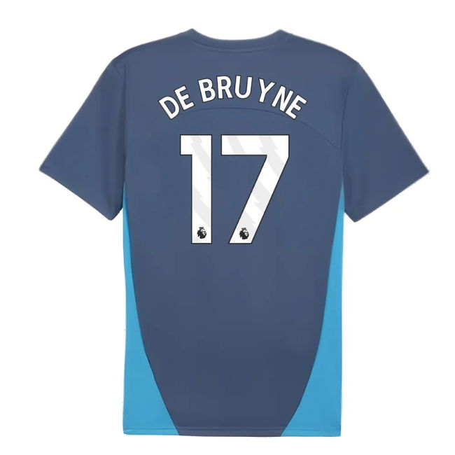 2024-2025 Man City Training Shirt (Inky Blue) (De Bruyne 17)