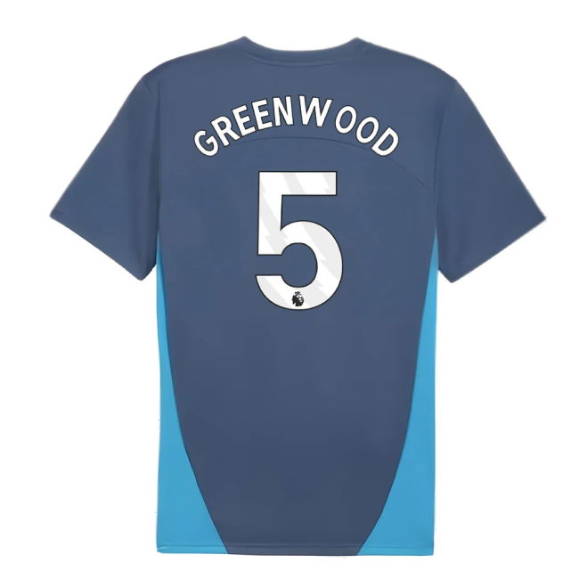 2024-2025 Man City Training Shirt (Inky Blue) (Greenwood 5)