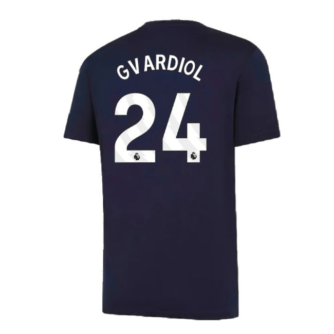 2024-2025 Man City Training Shirt (Inky Blue) - Kids (Gvardiol 24)