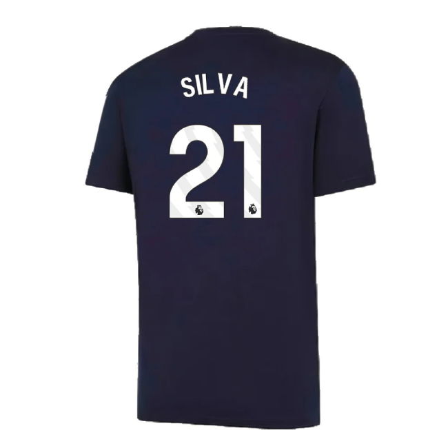 2024-2025 Man City Training Shirt (Inky Blue) - Kids (Silva 21)