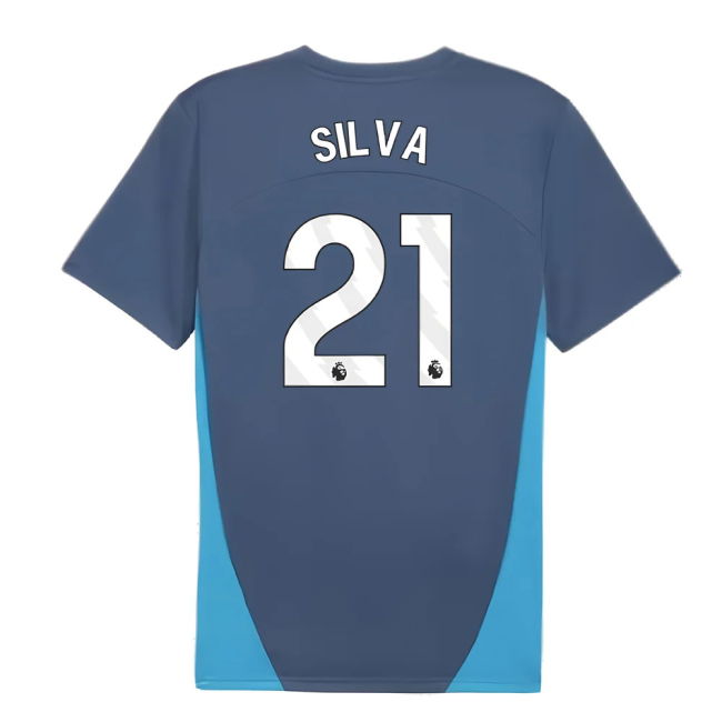 2024-2025 Man City Training Shirt (Inky Blue) (Silva 21)