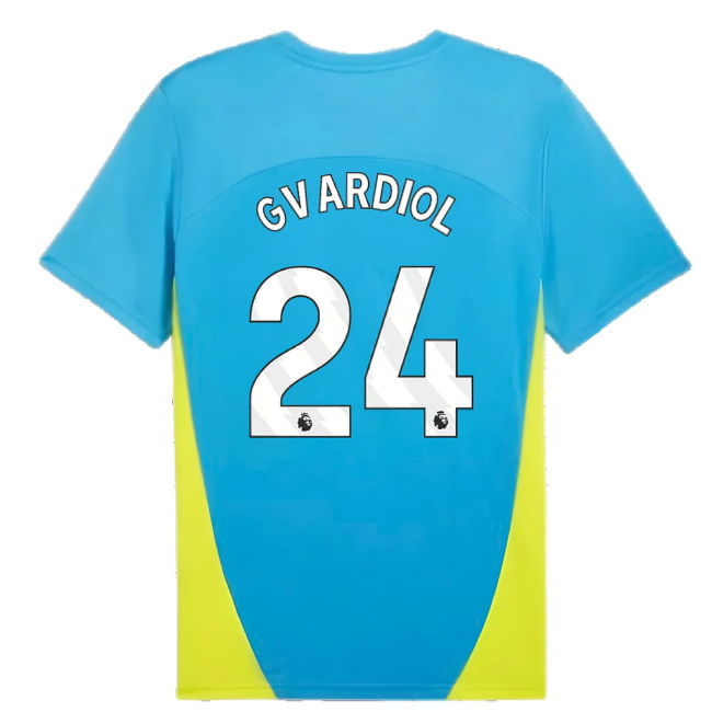 2024-2025 Man City Training Shirt (Magic Blue) (Gvardiol 24)