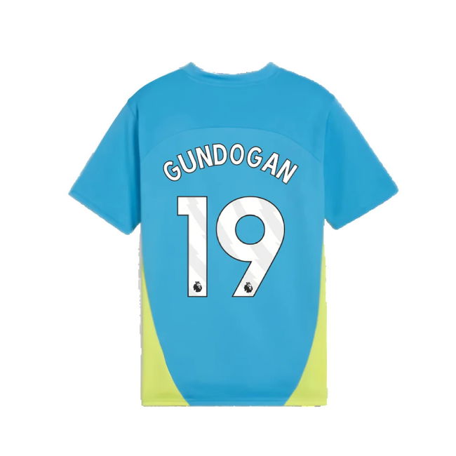 2024-2025 Man City Training Shirt (Magic Blue) - Kids (Gundogan 19)
