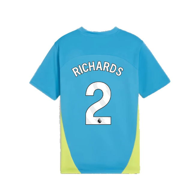 2024-2025 Man City Training Shirt (Magic Blue) - Kids (Richards 2)