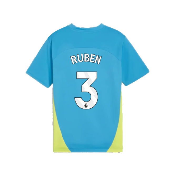 2024-2025 Man City Training Shirt (Magic Blue) - Kids (Ruben 3)