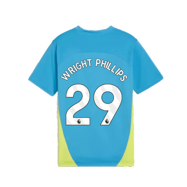 2024-2025 Man City Training Shirt (Magic Blue) - Kids (Wright Phillips 29)