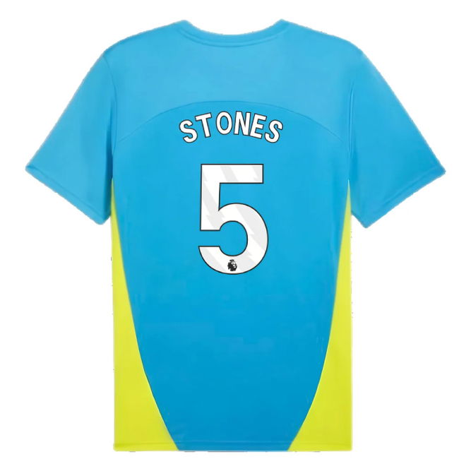 2024-2025 Man City Training Shirt (Magic Blue) (Stones 5)