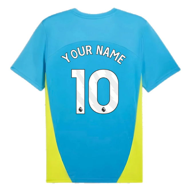 2024-2025 Man City Training Shirt (Magic Blue) (Your Name)