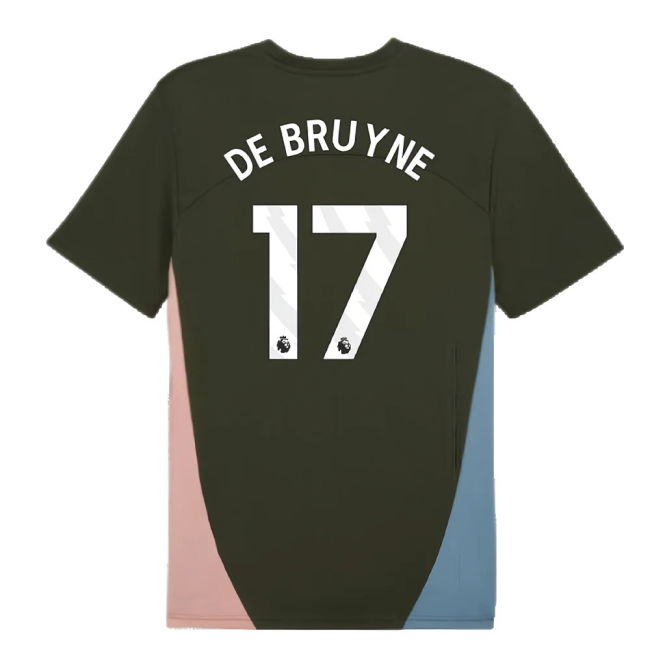 2024-2025 Man City Training Shirt (Myrtle) (De Bruyne 17)