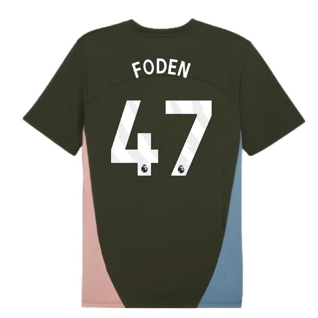 2024-2025 Man City Training Shirt (Myrtle) (Foden 47)