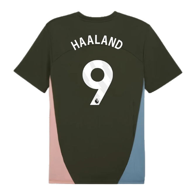 2024-2025 Man City Training Shirt (Myrtle) (Haaland 9)