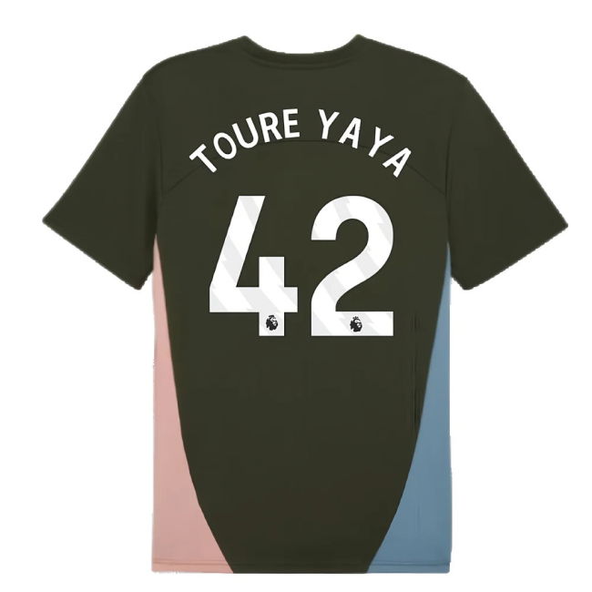 2024-2025 Man City Training Shirt (Myrtle) (Toure Yaya 42)