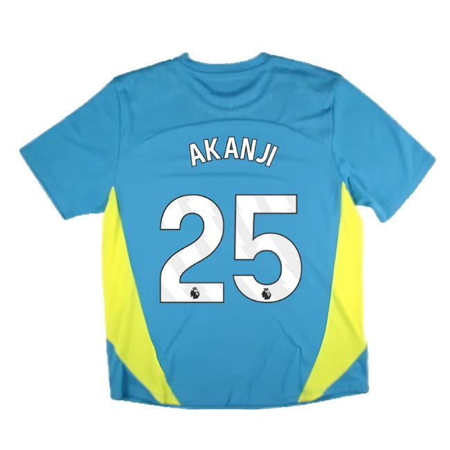 2024-2025 Man City Training Shirt Pro (Blue) (Akanji 25)