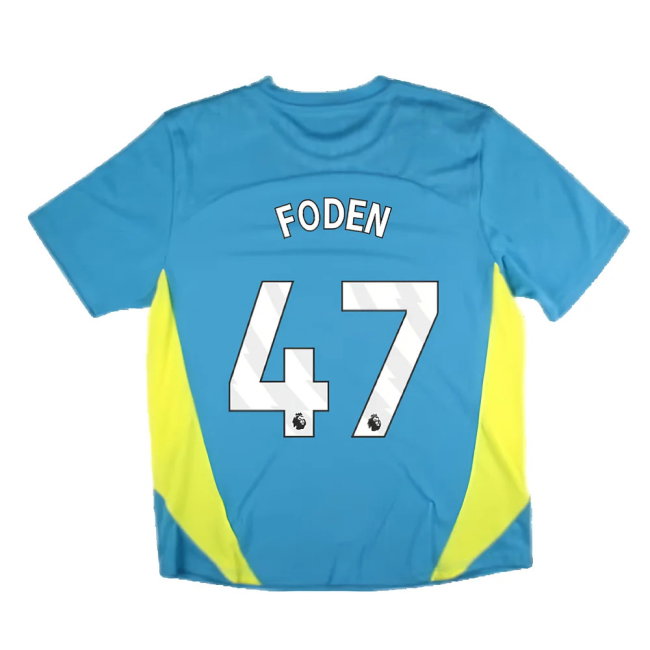 2024-2025 Man City Training Shirt Pro (Blue) (Foden 47)