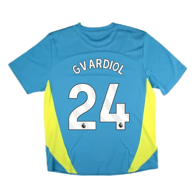 2024-2025 Man City Training Shirt Pro (Blue) (Gvardiol 24)