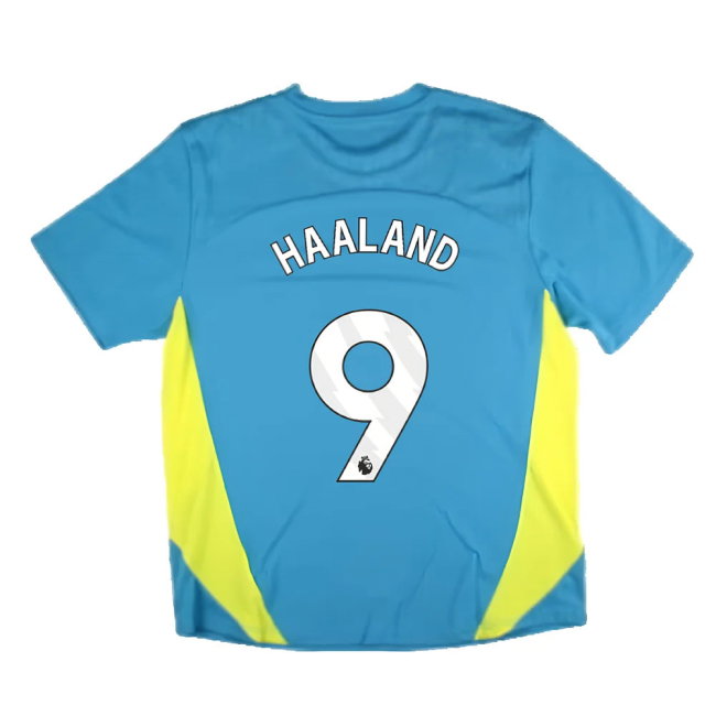 2024-2025 Man City Training Shirt Pro (Blue) (Haaland 9)