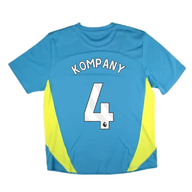 2024-2025 Man City Training Shirt Pro (Blue) (Kompany 4)