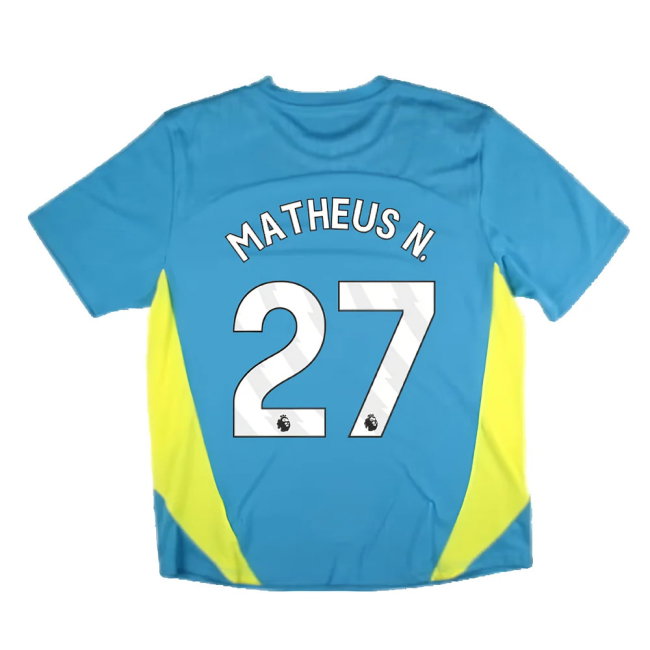 2024-2025 Man City Training Shirt Pro (Blue) (Matheus N. 27)