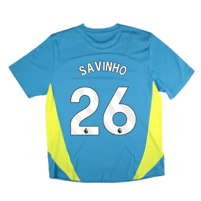 2024-2025 Man City Training Shirt Pro (Blue) (Savinho 26)