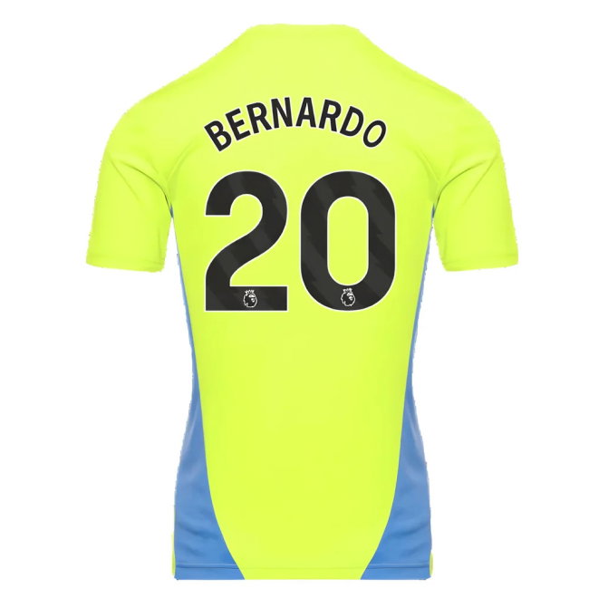 2024-2025 Man City Training Shirt (Yellow Glow) (Bernardo 20)