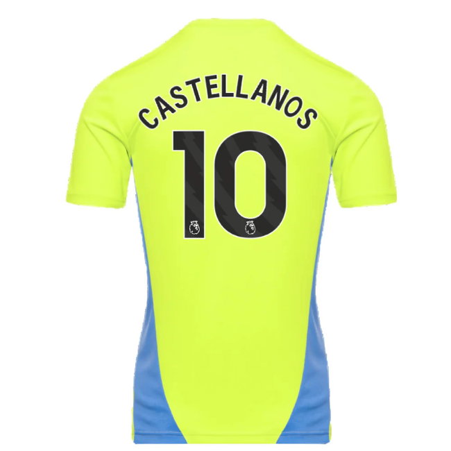 2024-2025 Man City Training Shirt (Yellow Glow) (Castellanos 10)