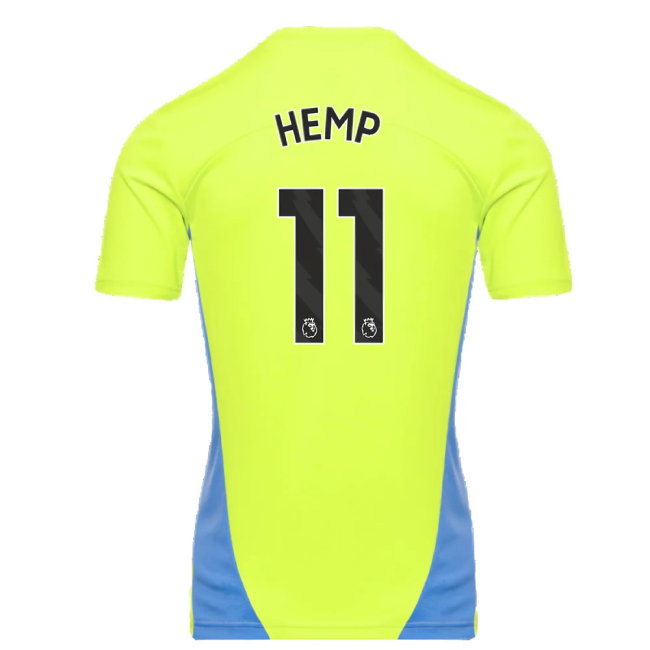 2024-2025 Man City Training Shirt (Yellow Glow) (Hemp 11)