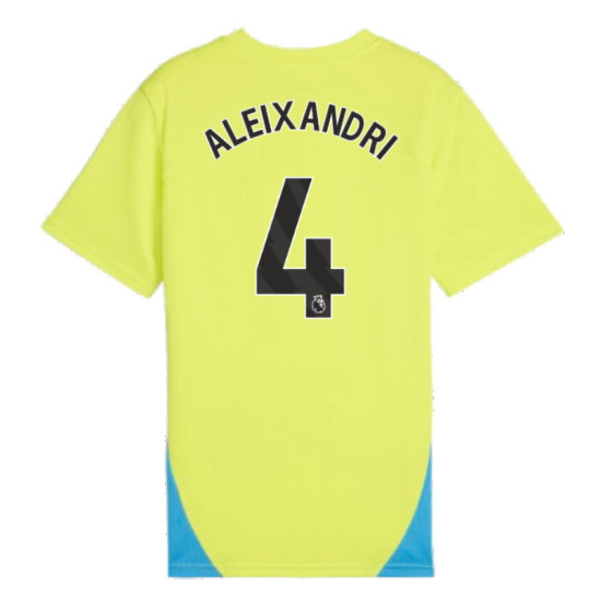 2024-2025 Man City Training Shirt (Yellow Glow) - Kids (Aleixandri 4)